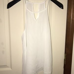 Two layered white blouse